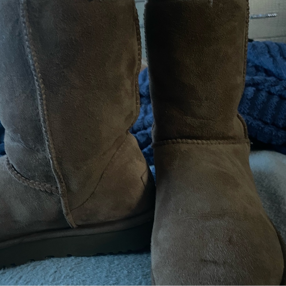 UGG Dark Brown Suede Boots